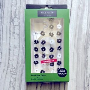 kate spade Floral iPhone Case - Black and White